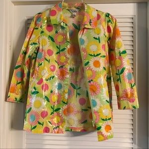 Lilly Pulitzer kids rain coat